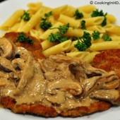 Veal Cutlets with Mushrooms in a Sweet Marsala Sauce